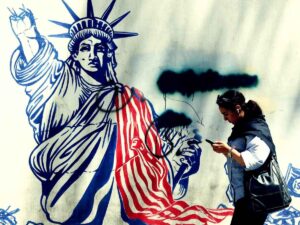 Un murales a Teheran