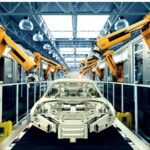 Una fabbrica di auto