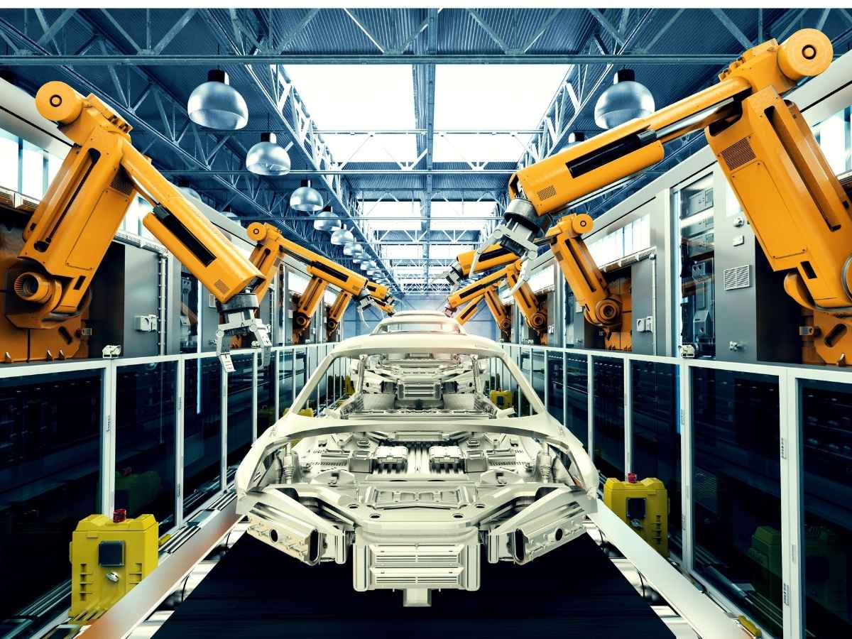 Una fabbrica di auto