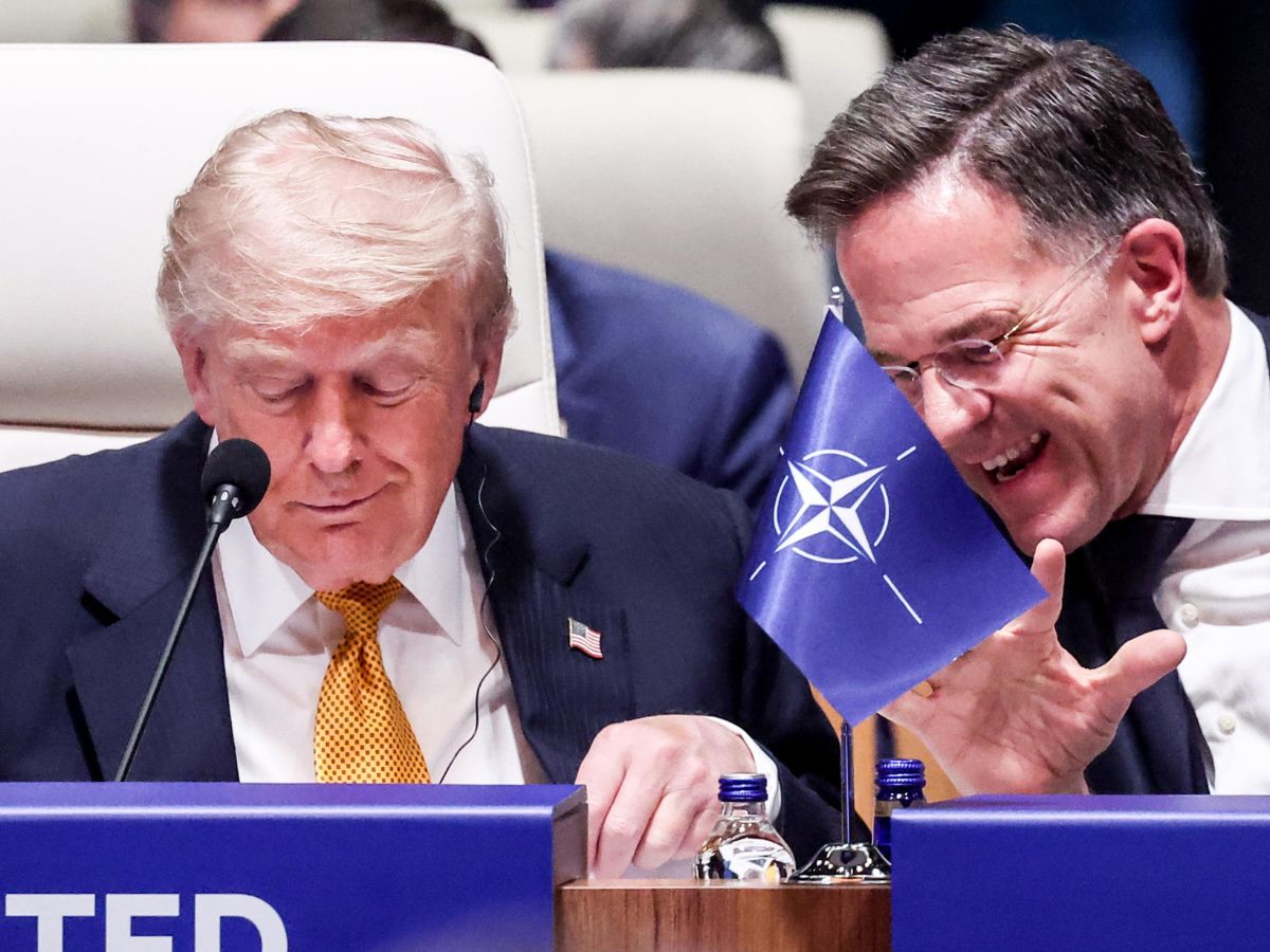 Donald Trump e Mark Rutte al vertice Nato ad Ankara