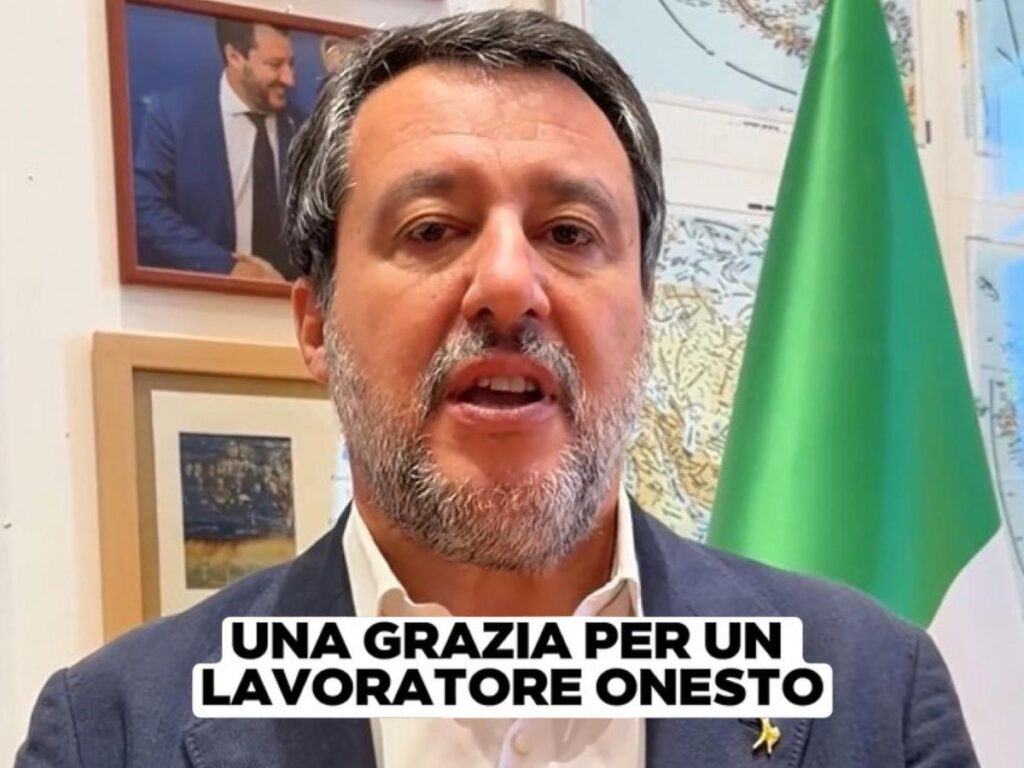 Matteo Salvini sui social chiede la grazia per il gioielliere Mario Roggero