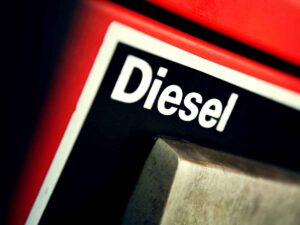 Un distributore di diesel