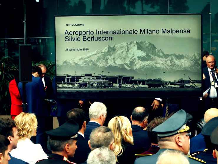 Aeroporto di Malpensa intitolato a Silvio Berlusconi